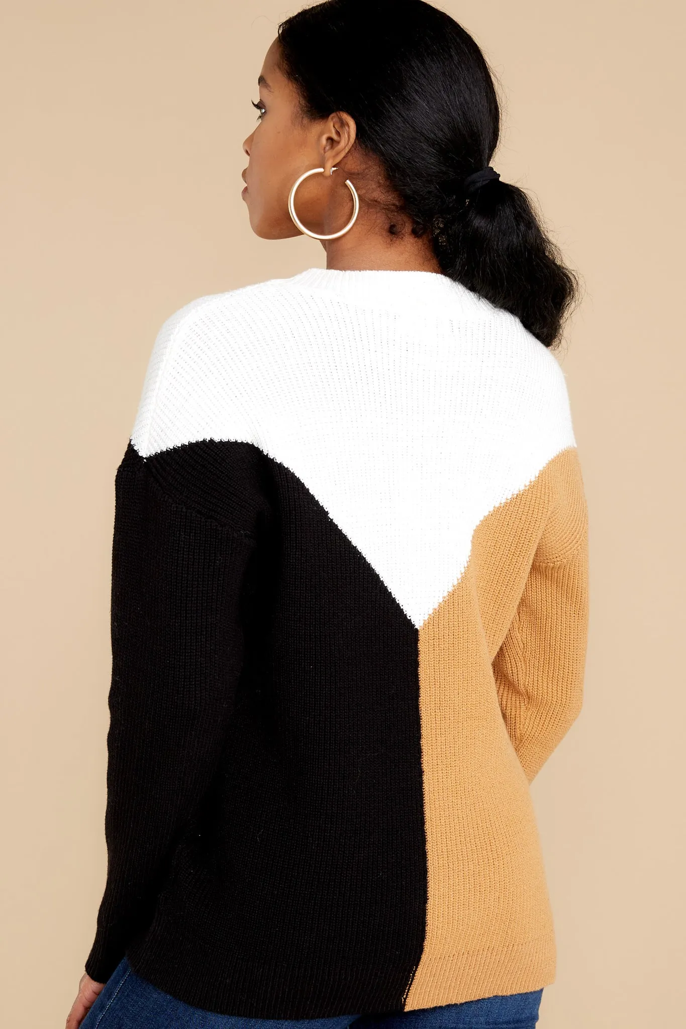 Rush Hour Mocha Multi Sweater