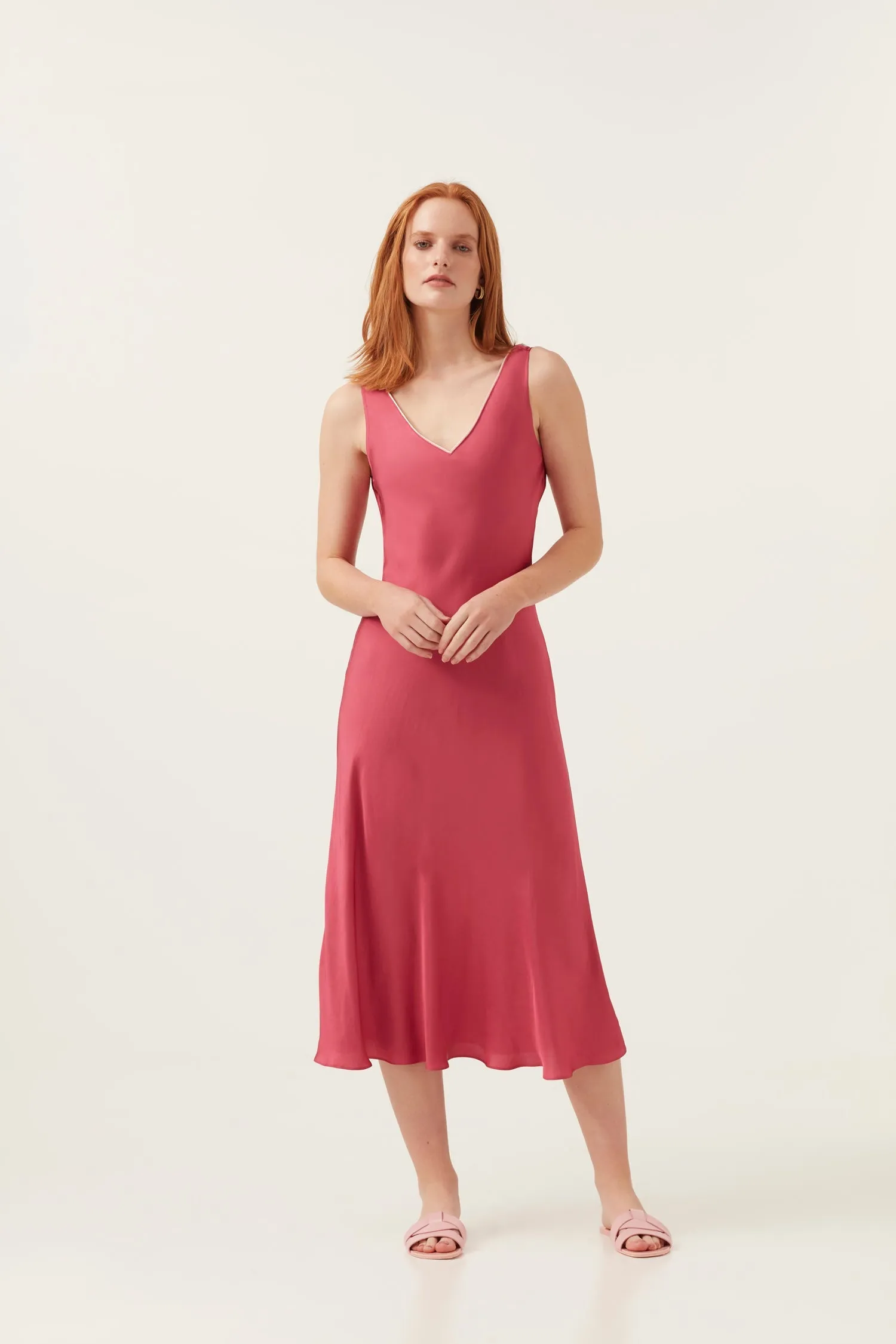 Sangria Slip Dress