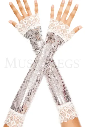 Sequined Arm Warmers