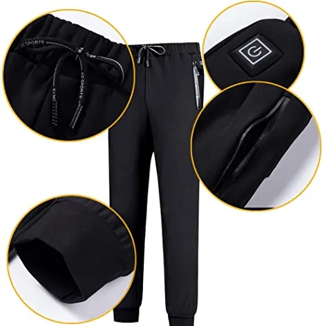 Sidiou Group Anniou Insulated Heating Trousers USB Heating Pants Warm Carbon Fiber Heated Adjustable Electric Heated Pants