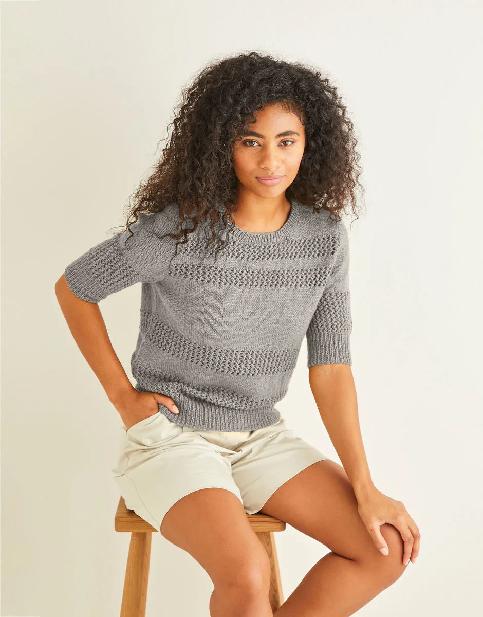 Sirdar - Top in 4 ply - Knitting Pattern 10239