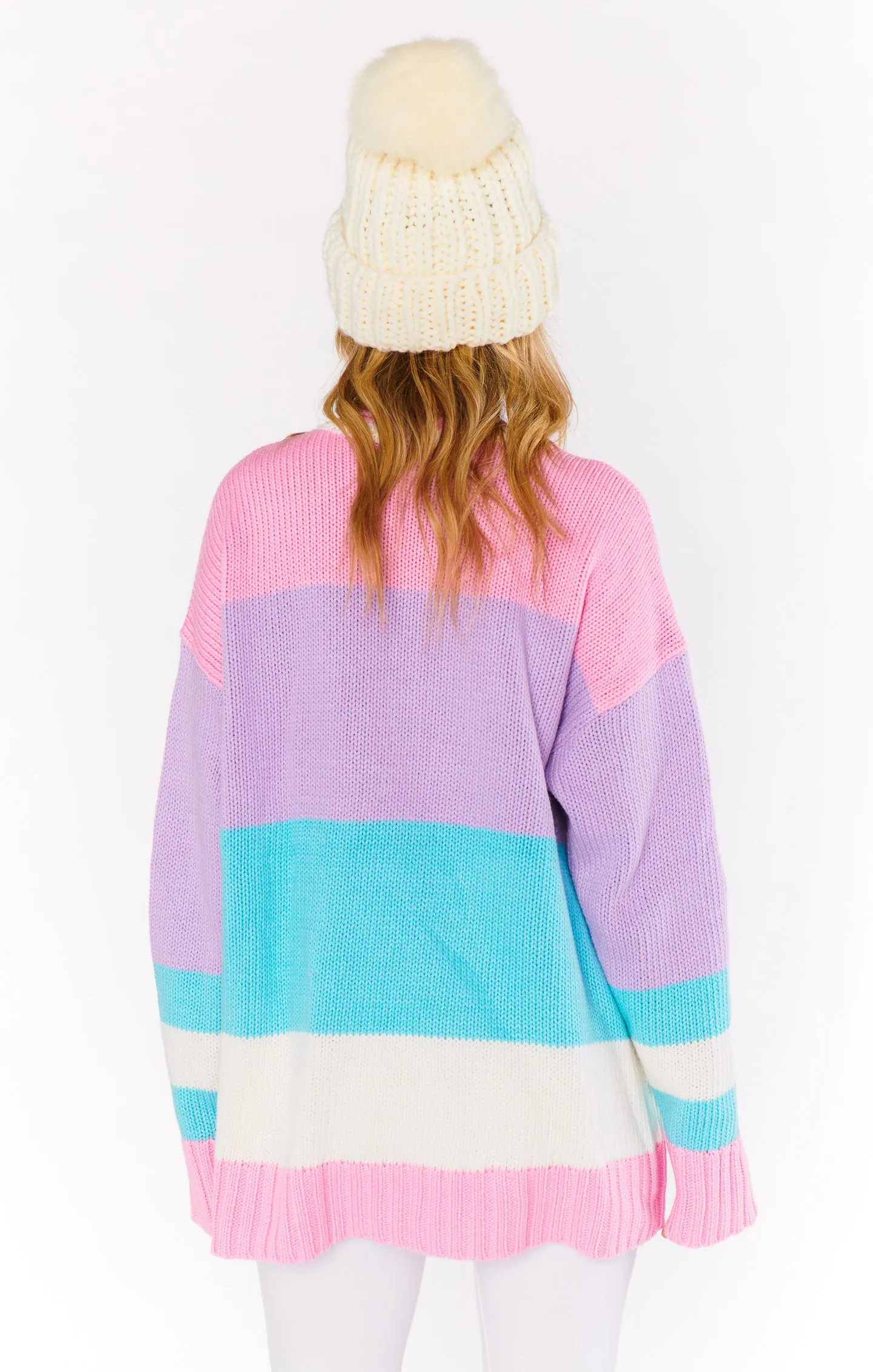 Ski in Sweater ~ Pastel Multi Knit