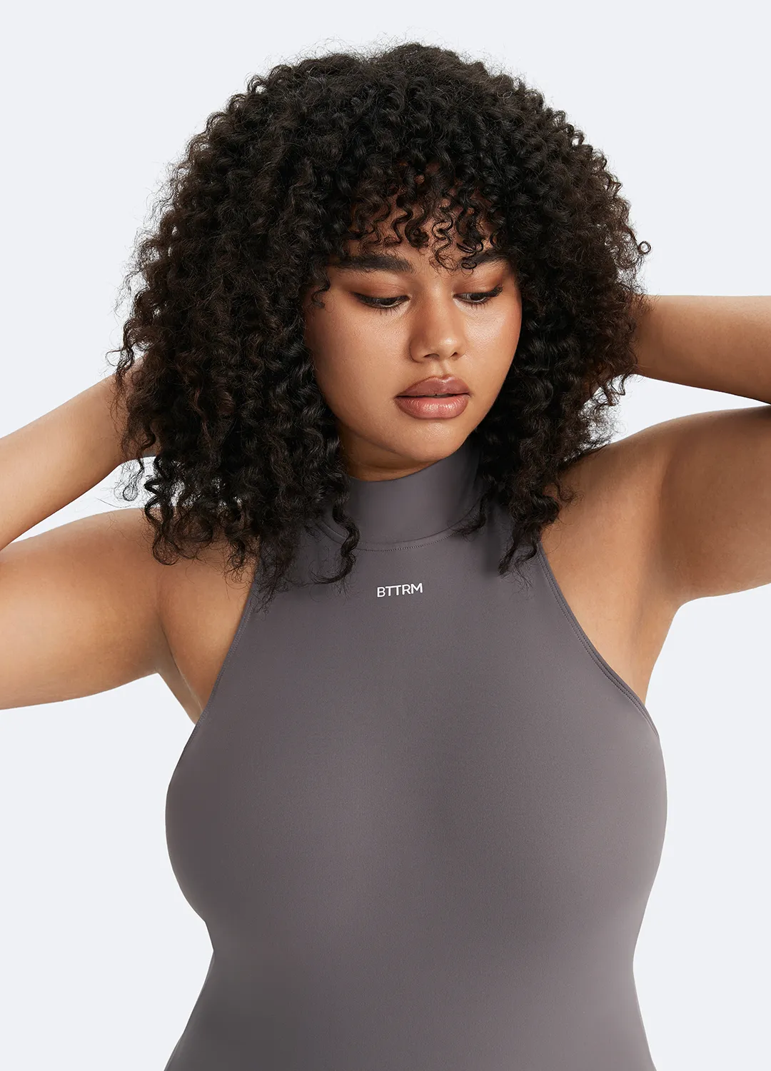 Sleeveless High-Neck Bodysuit