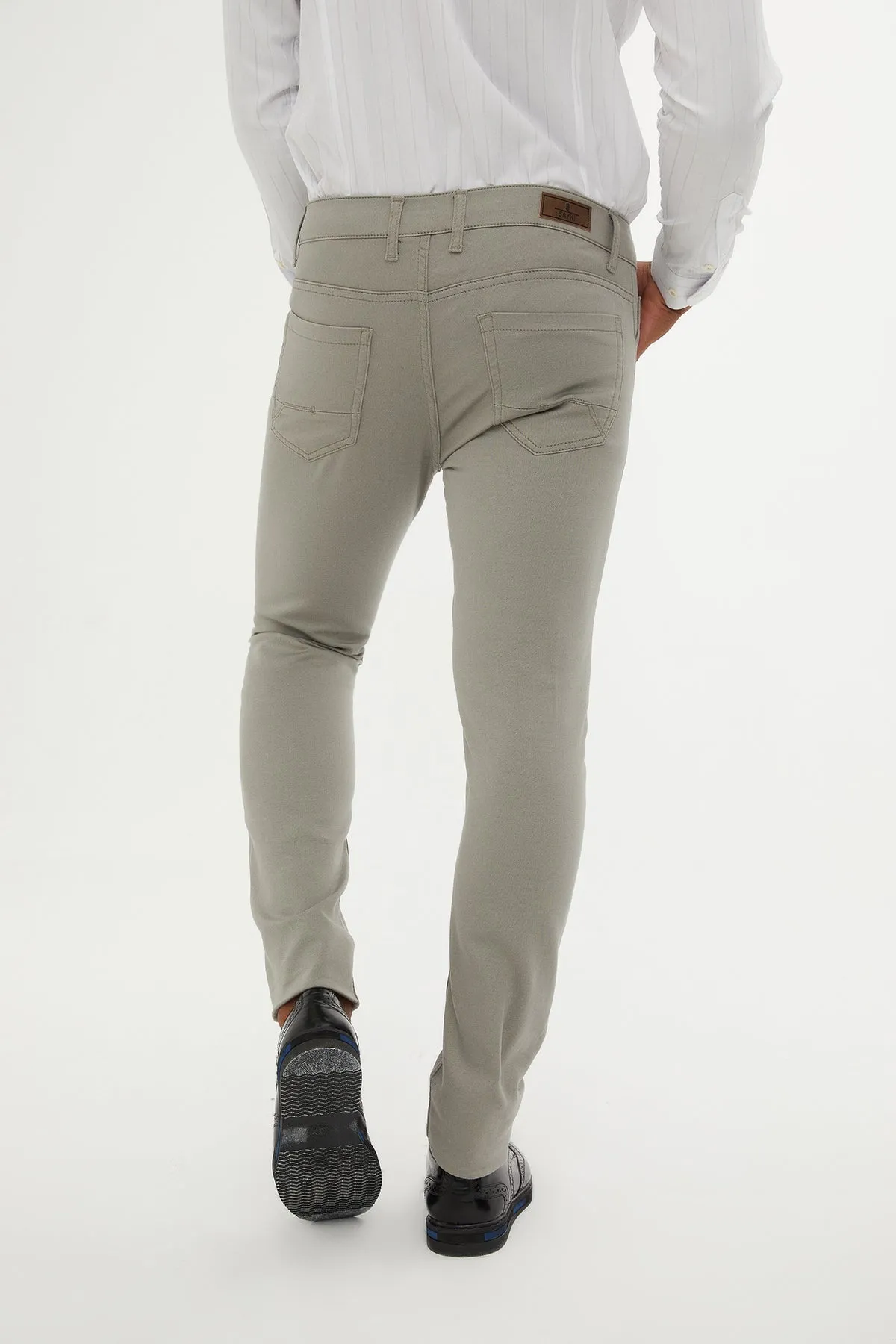 Slim Fit Low Waist Rock Cotton Casual Pants