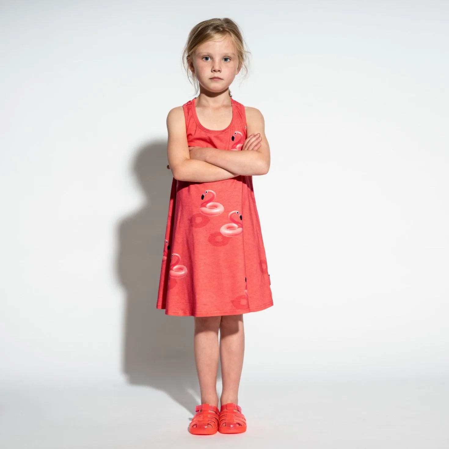 SNURK Floating Flamingo Tank Dress Kids