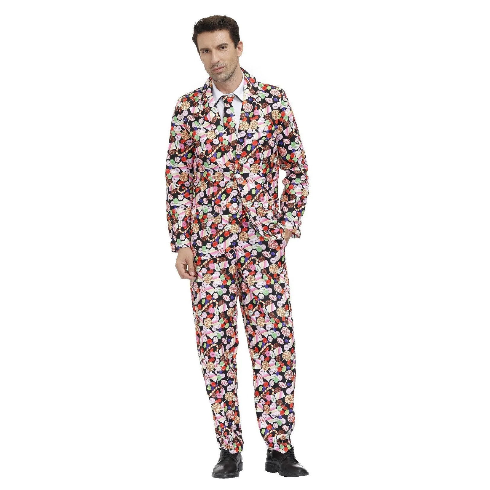 Stag Do Party Fancy Dress Host Printed Suit For Men