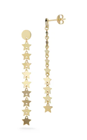 Star Dangle Drop Stud Earring