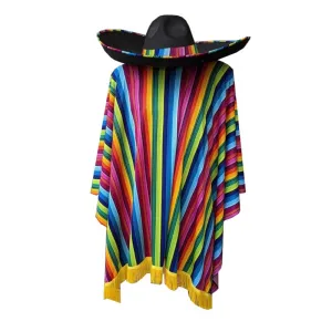 Striped Poncho