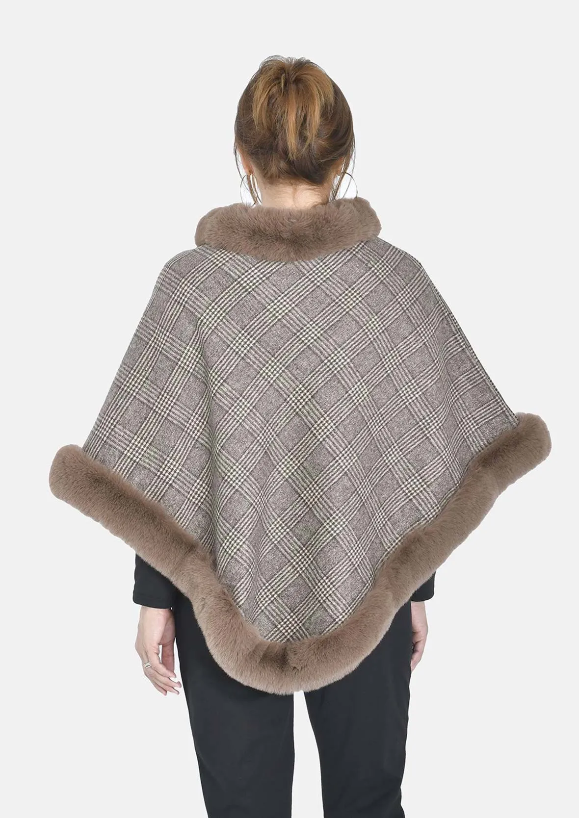 Super Soft Faux Fur Poncho