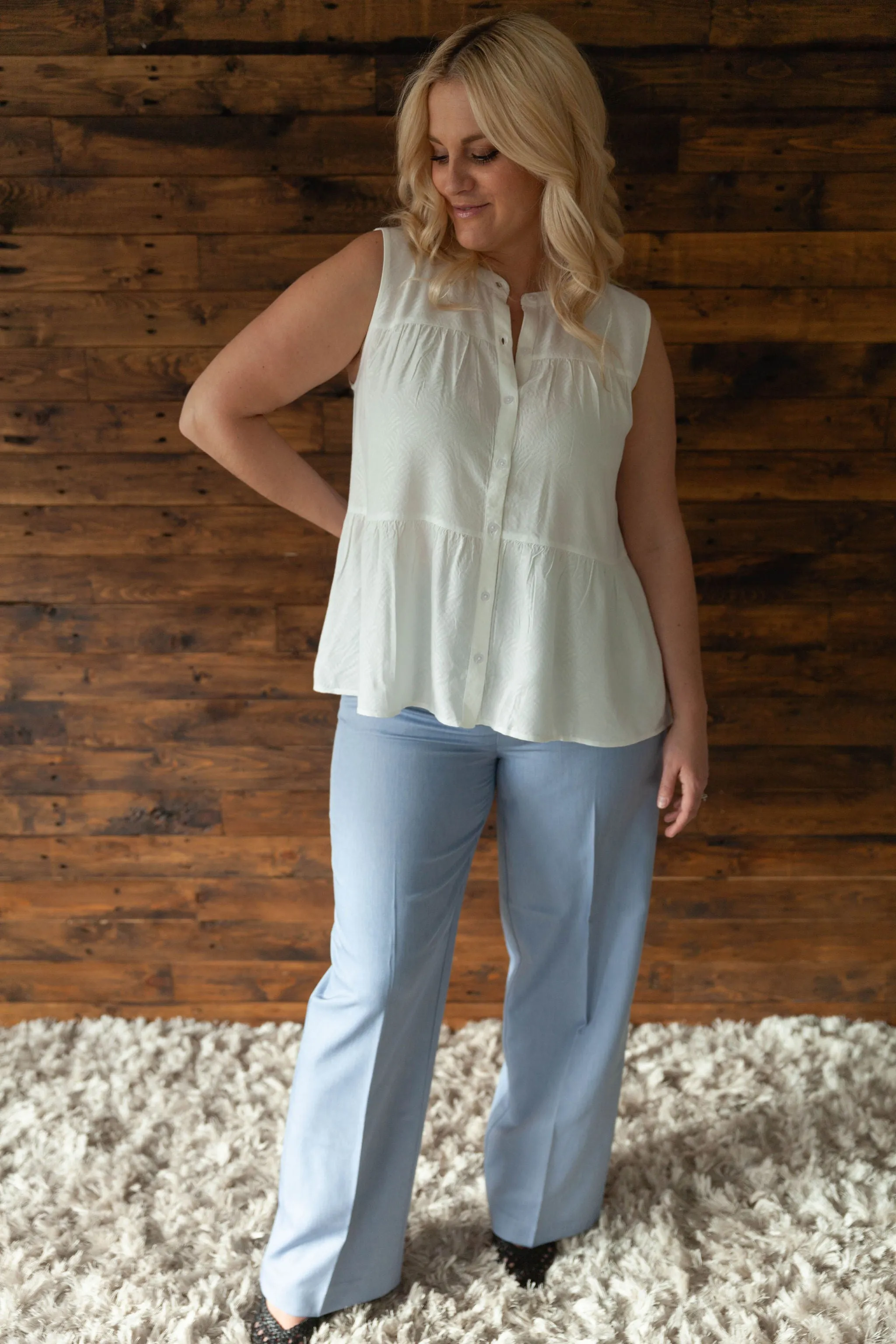 The Sira Trouser - Sky Blue