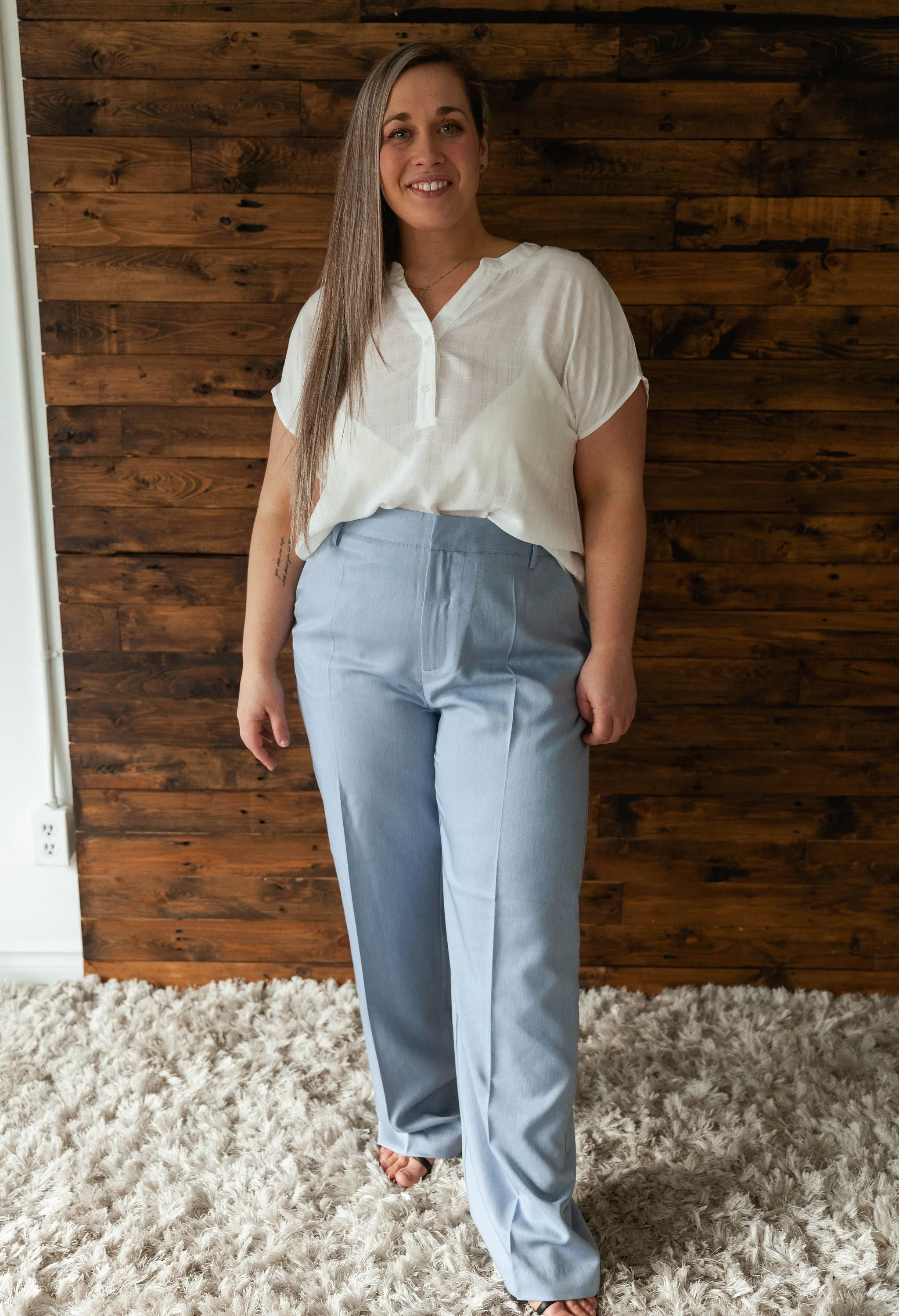 The Sira Trouser - Sky Blue