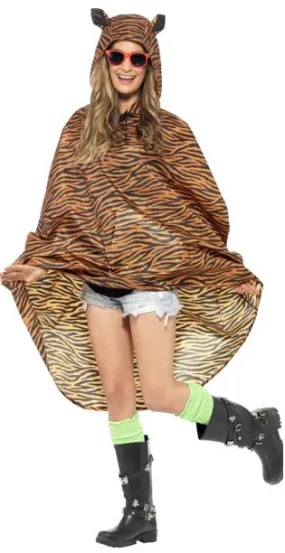 Tiger Party Poncho