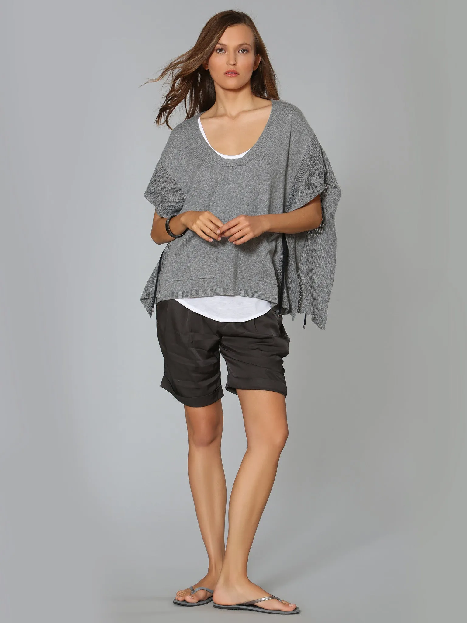 Tunisian Tunic - Thunder