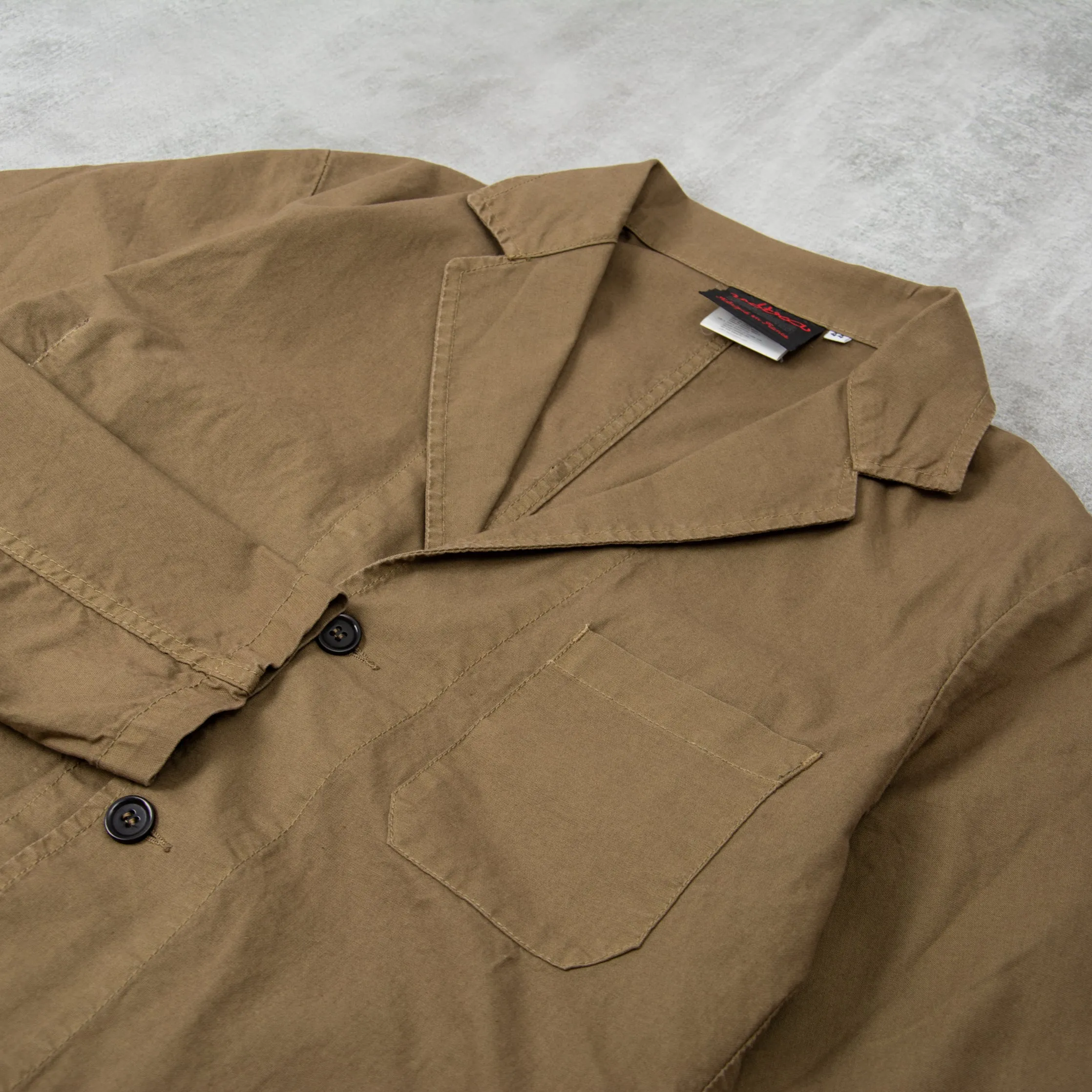 Vetra Overdyed Light Workwear Blazer - Olive