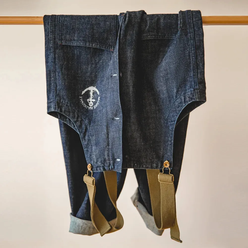 Vintage Deck Strap Pants and Wash Denim Red Ear Straight Leg Jeans