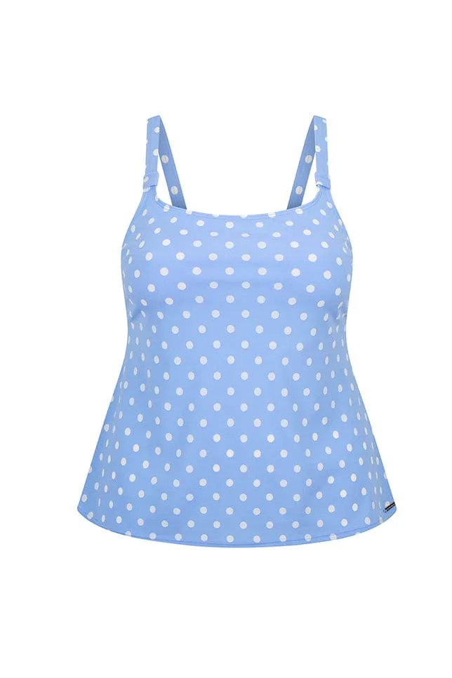 Vintage Dots Chlorine Resistant Tank Tankini Top