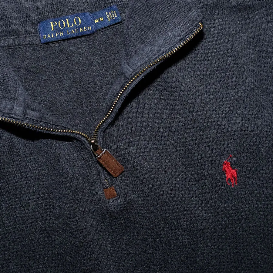 Vintage Polo Ralph Lauren Q-Zip Sweater Medium