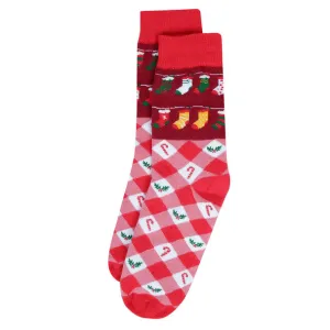 *Women's Christmas Candy Cane Novelty Socks