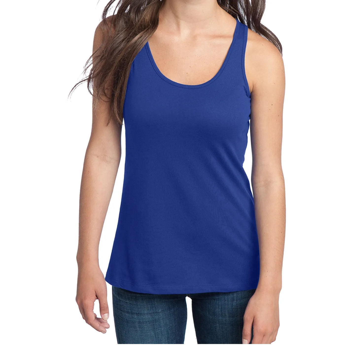 Women's Juniors 60/40 Racerback Tank