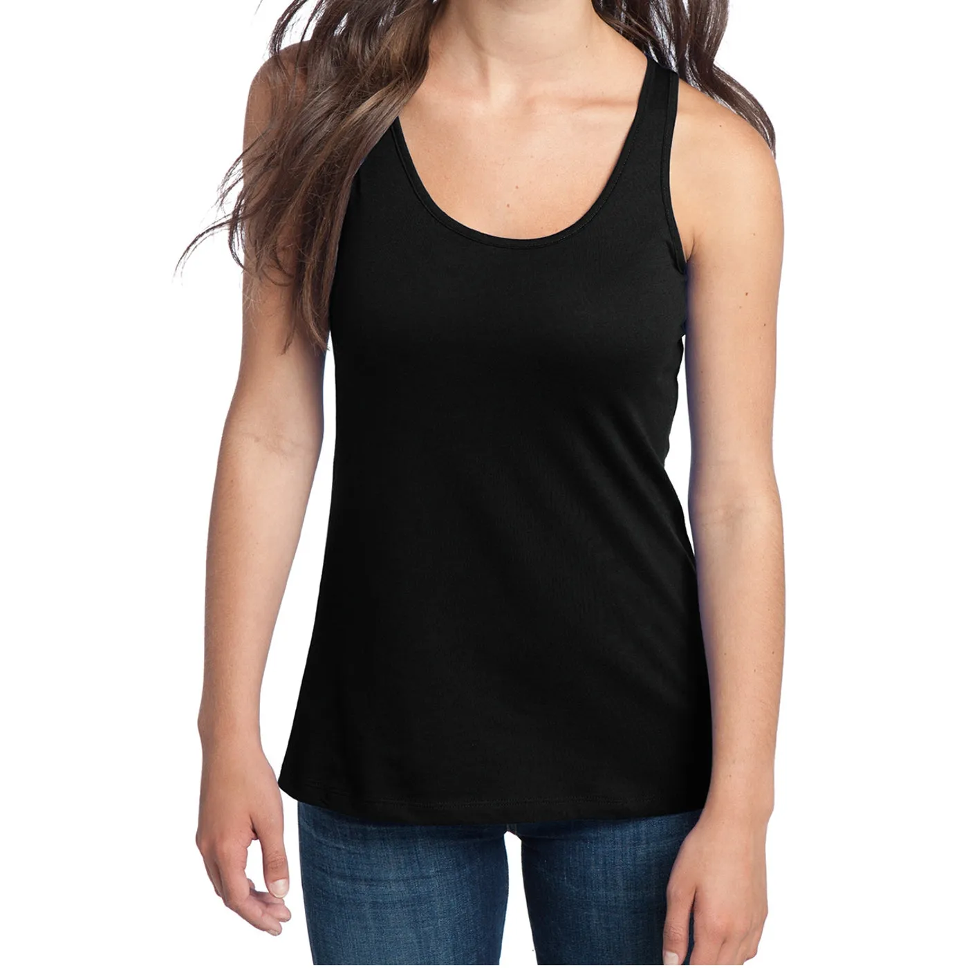 Women's Juniors 60/40 Racerback Tank