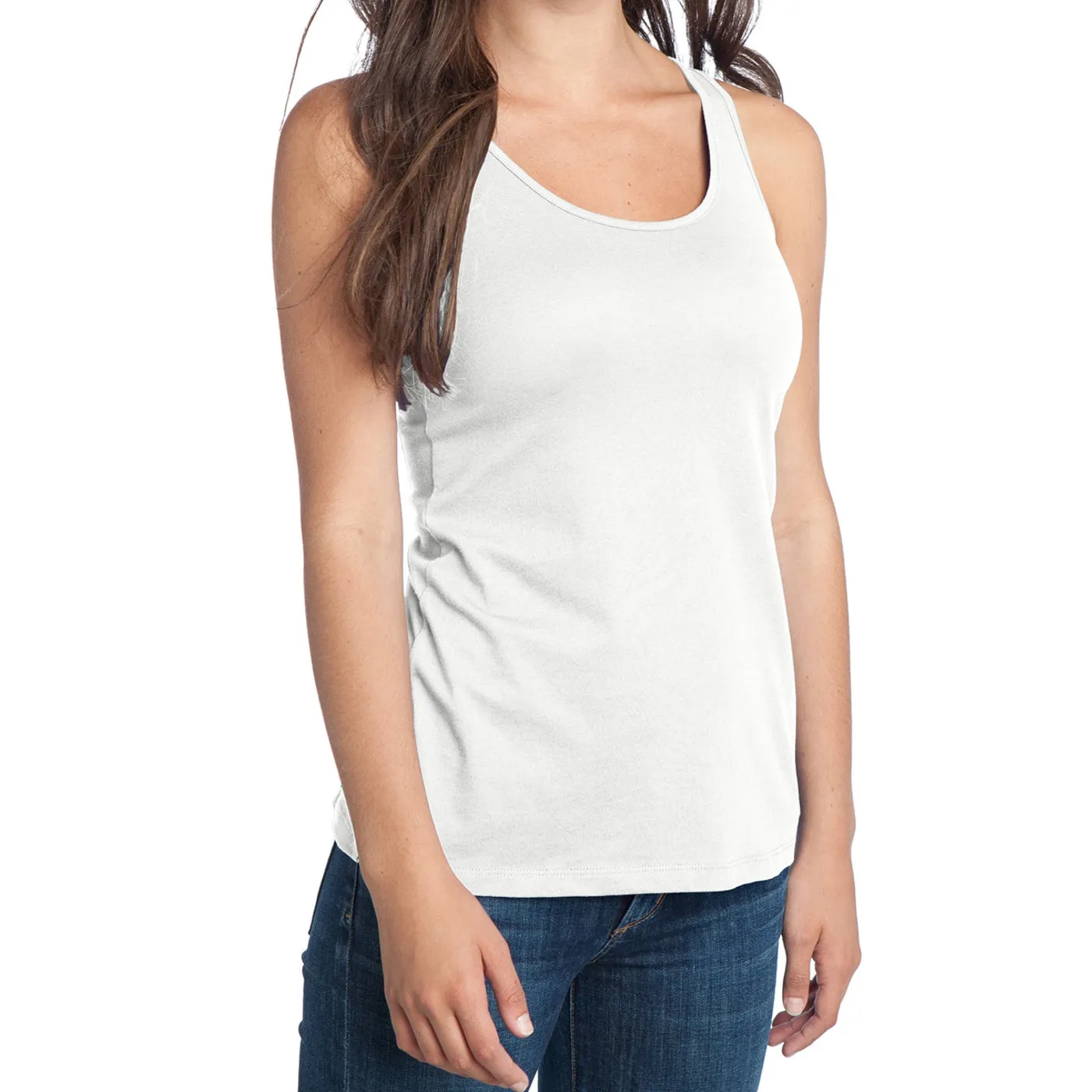 Women's Juniors 60/40 Racerback Tank