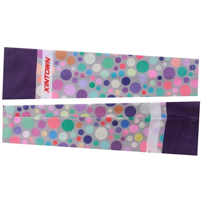 XINTOWN Colorful Dot Cycling Arm Warmers